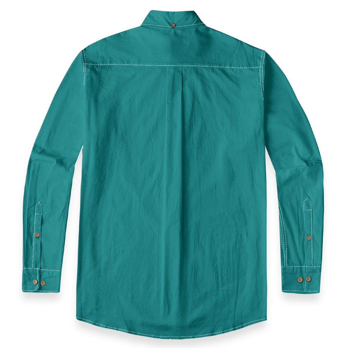 Teal -- Men's 100% Cotton LS Shirt