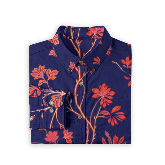 St Pierre -- Men's 100% Cotton LS Shirt