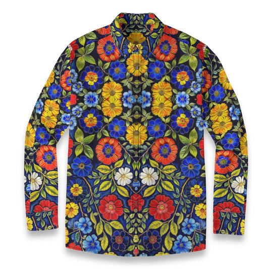 Blumenpeet -- Men's 100% Cotton LS Shirt