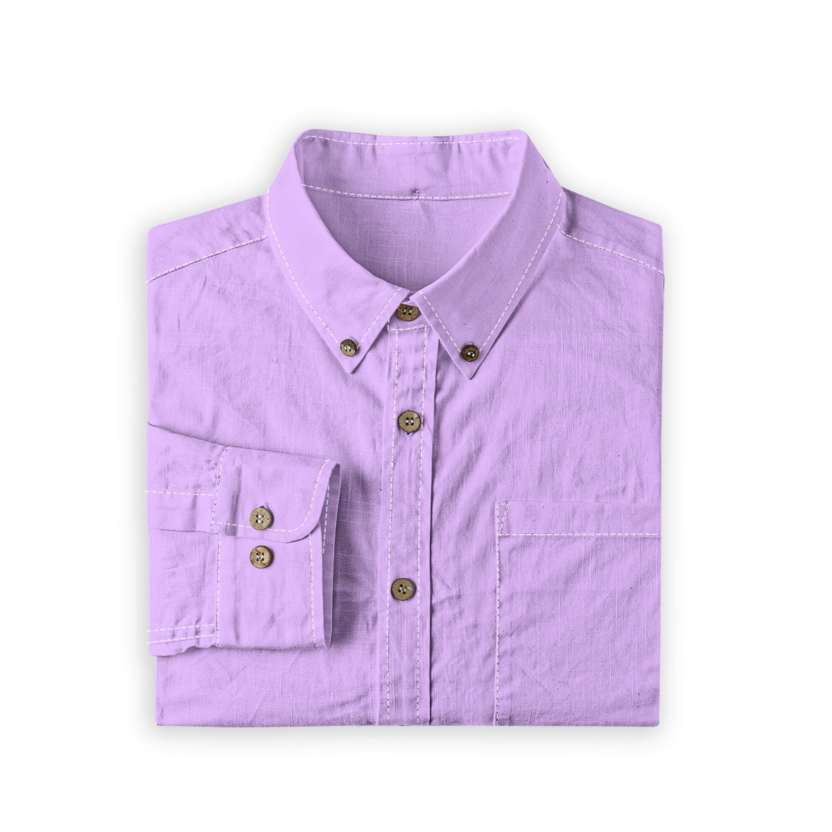 Mauve -- Men's 100% Cotton LS Shirt