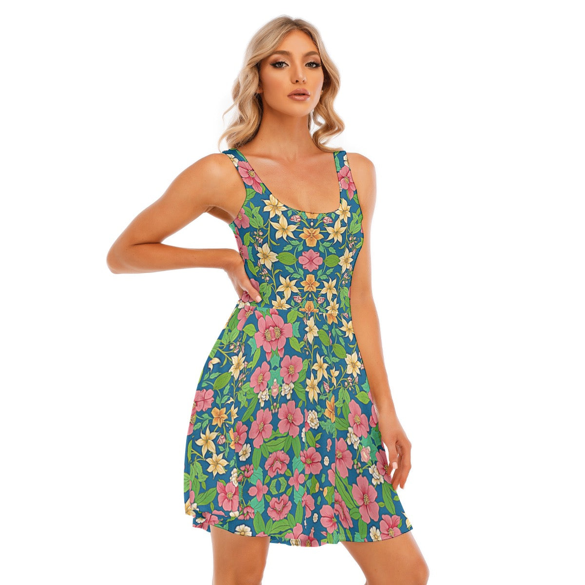 Wild Flowers Too -- Women's Tank Vest Dress