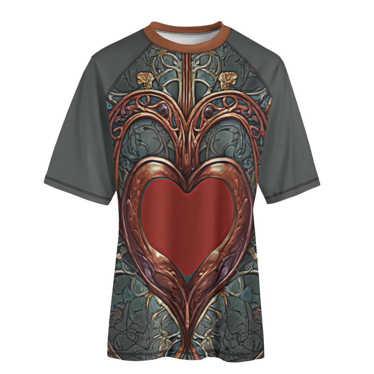 Heart Gate -- Unisex Yoga Sports Short Sleeve T-Shirt