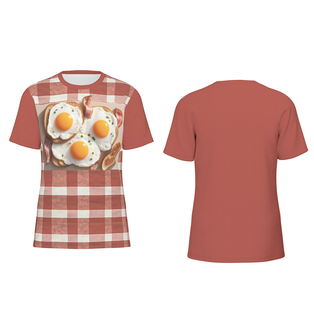 Bacon & Eggs -- Men's O-Neck T-Shirt | 190GSM Cotton