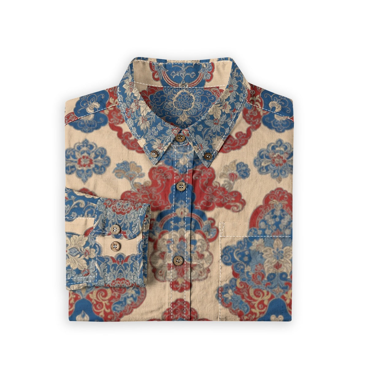 Jiang -- Men's 100% Cotton LS Shirt
