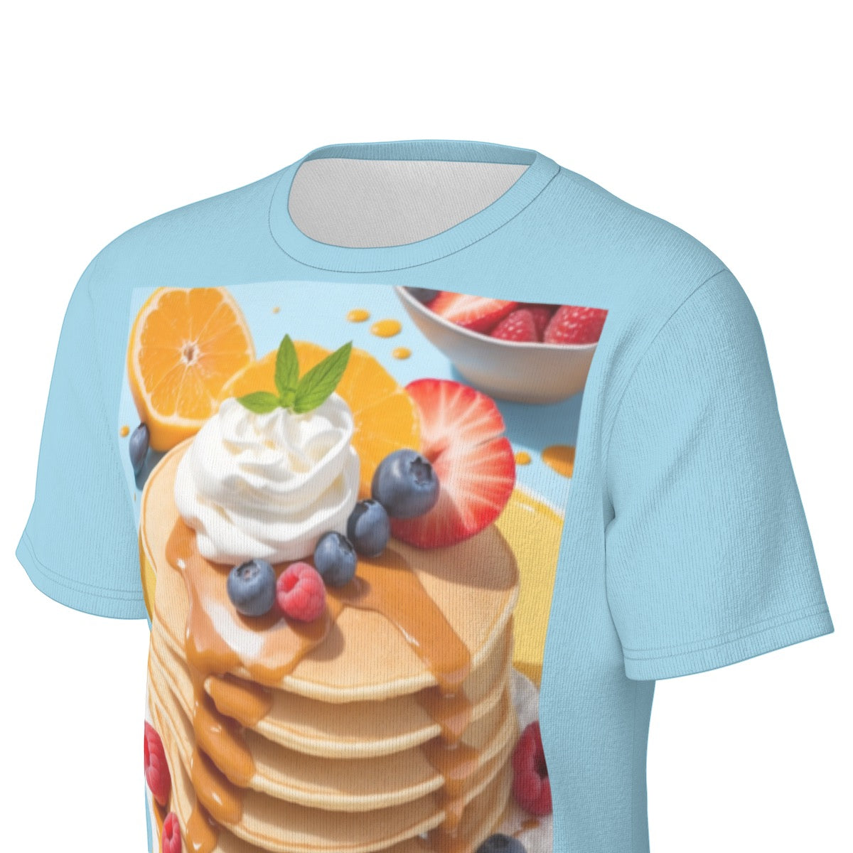 Pancakes -- Men's O-Neck T-Shirt | 190GSM Cotton