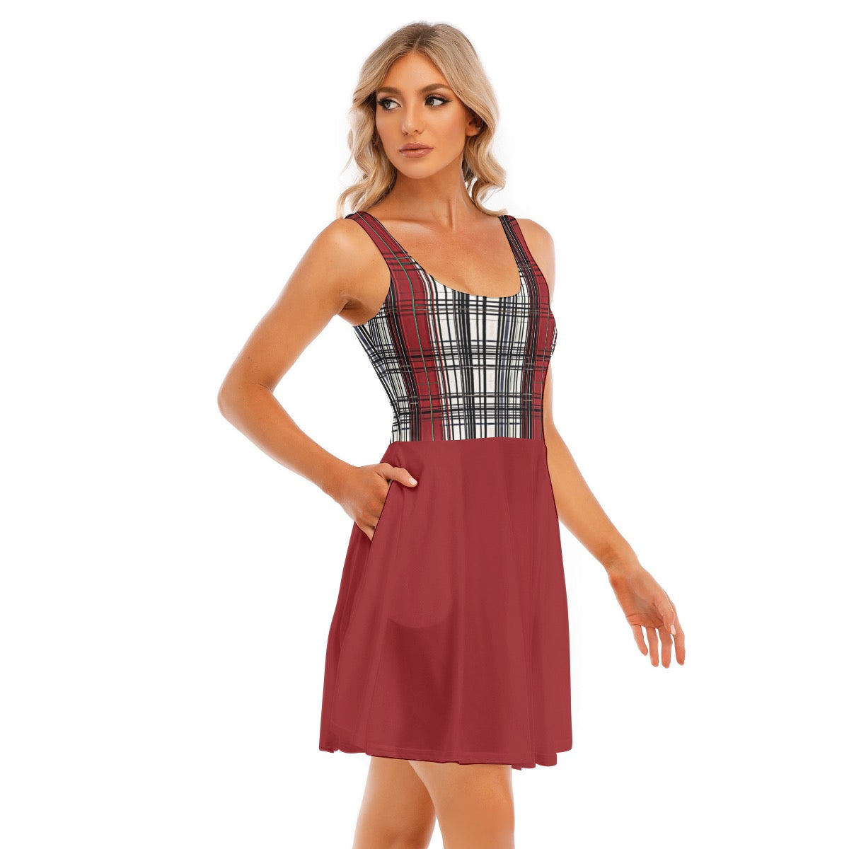 Skara Tartan -- Women's Tank Vest Dress