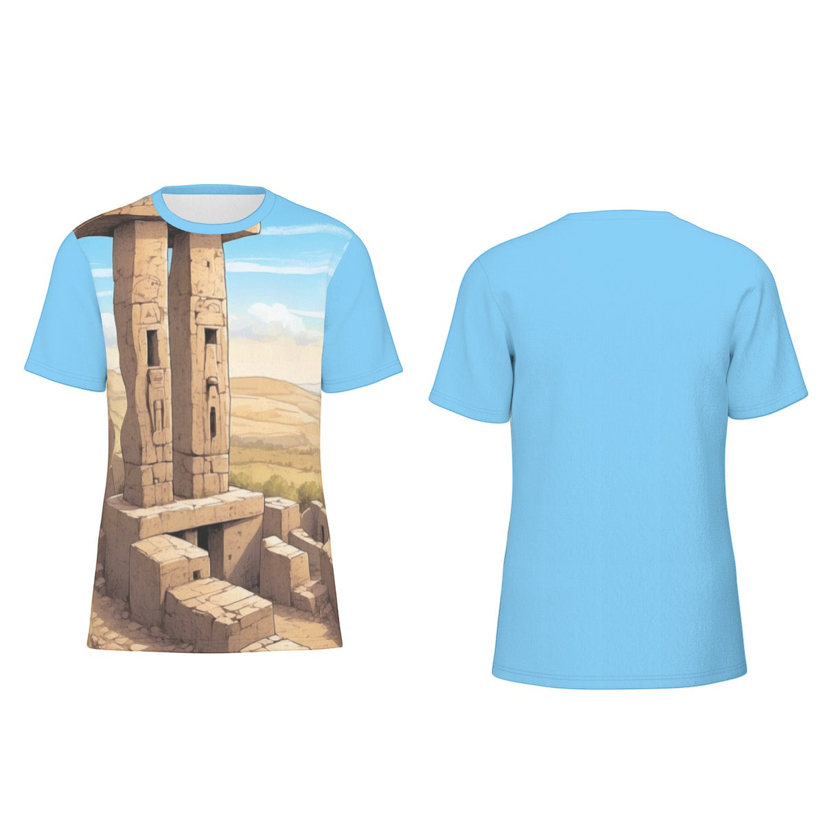 Göbeklitepe -- Men's O-Neck T-Shirt | 190GSM Cotton