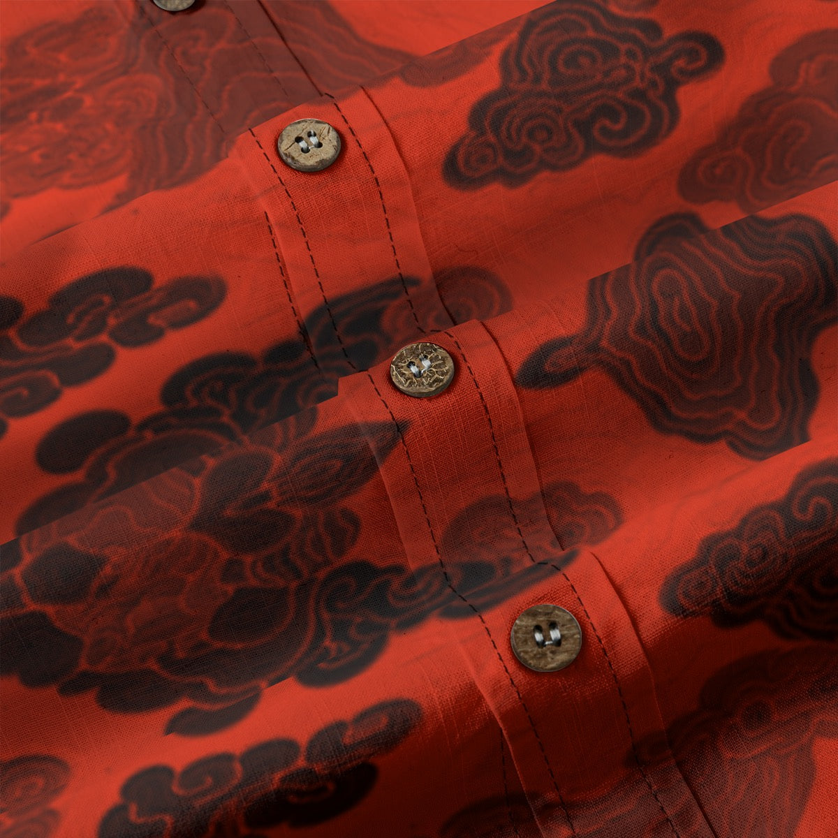Ring of Fire -- Men's 100% Cotton LS Shirt
