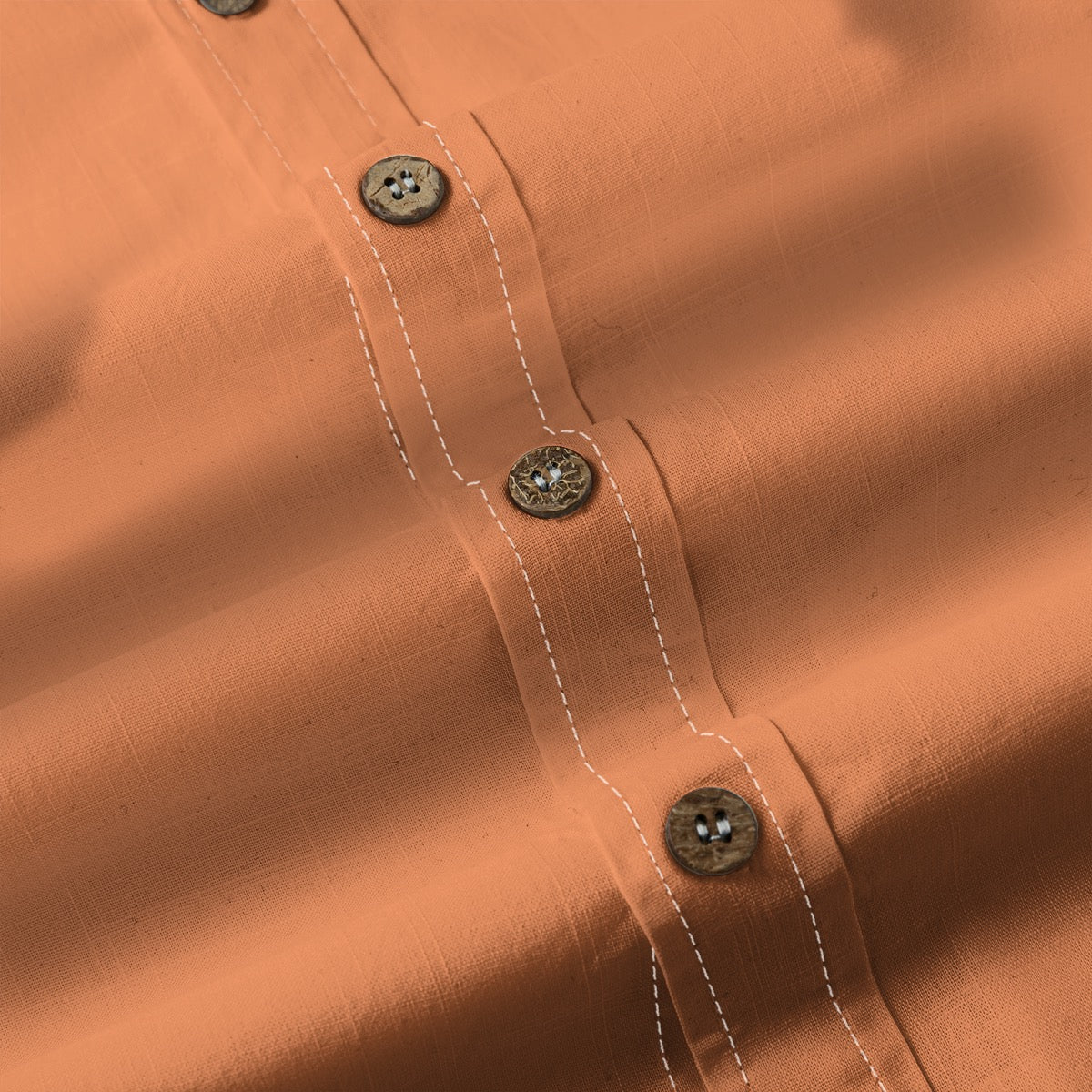 Mandarin — Men's 100% Cotton LS Shirt