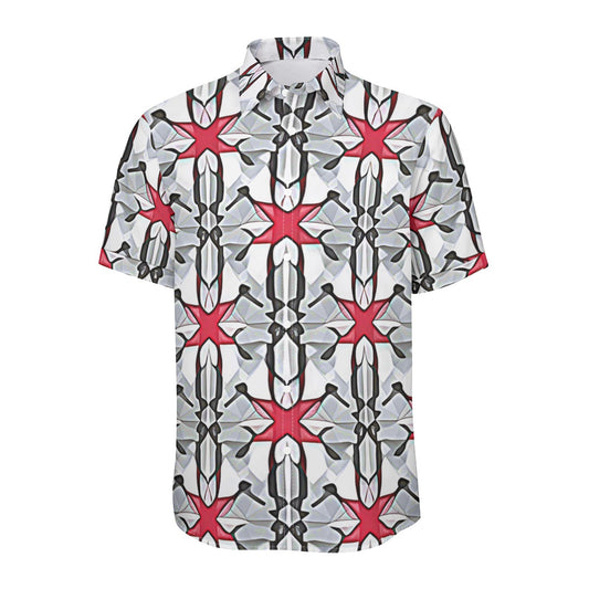 Red X -- Unisex Collared Shirt