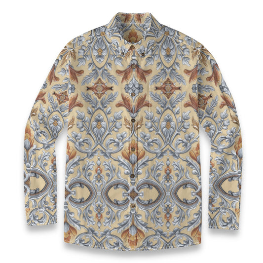 Leon -- Men's 100% Cotton LS Shirt