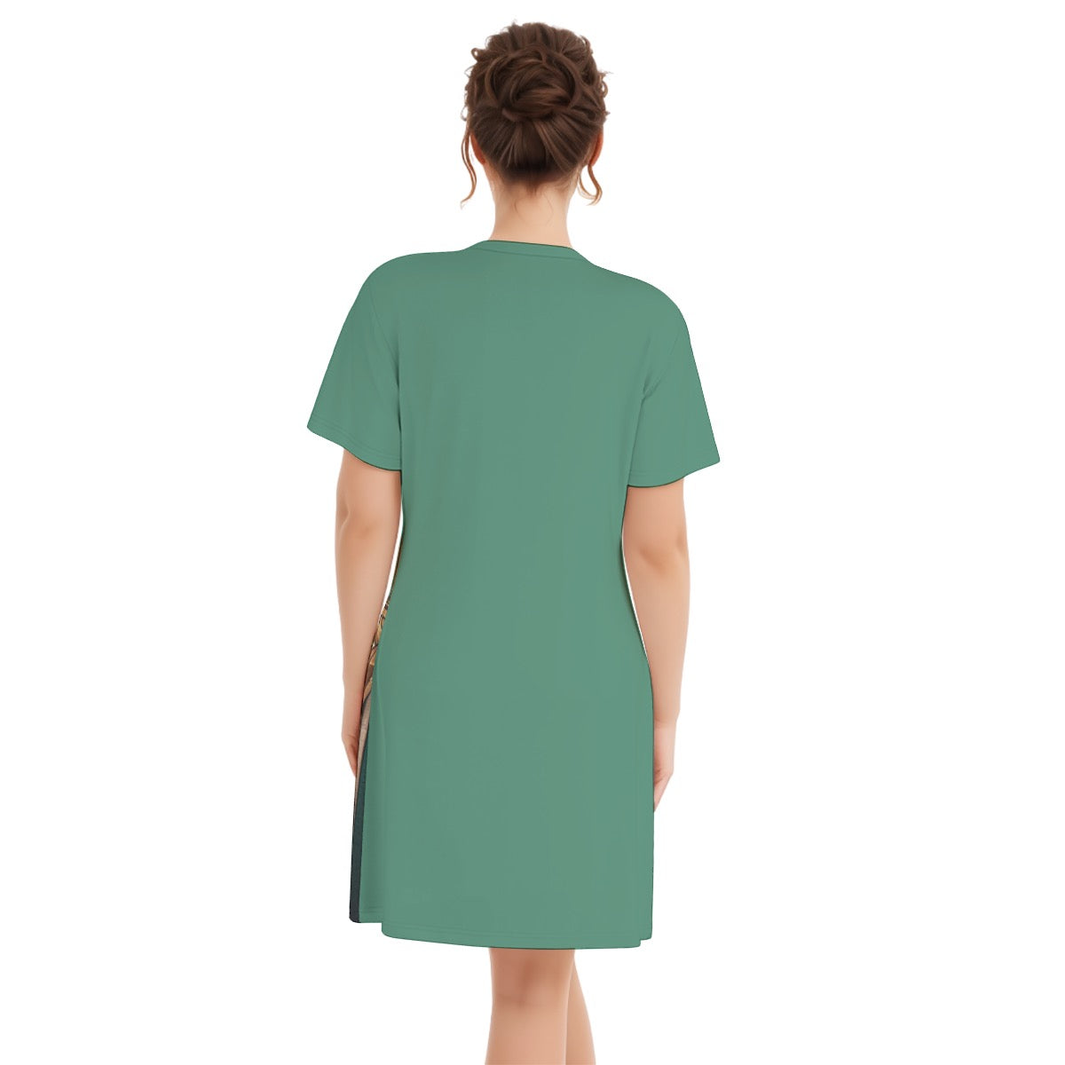 Tiffee -- Women's V Neck Dress 100% Cotton