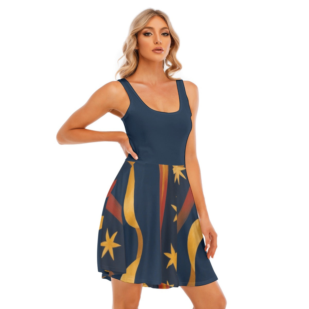 Stars & Ribbon -- Women's Tank Vest Dress