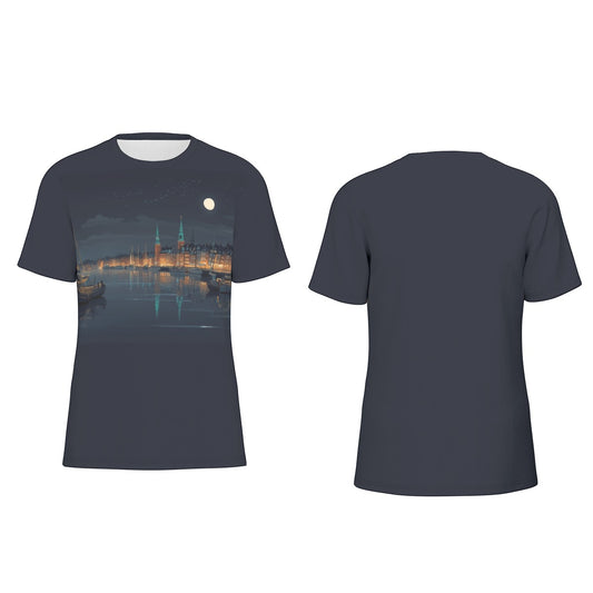 City Harbor -- Men's O-Neck T-Shirt | 190GSM Cotton