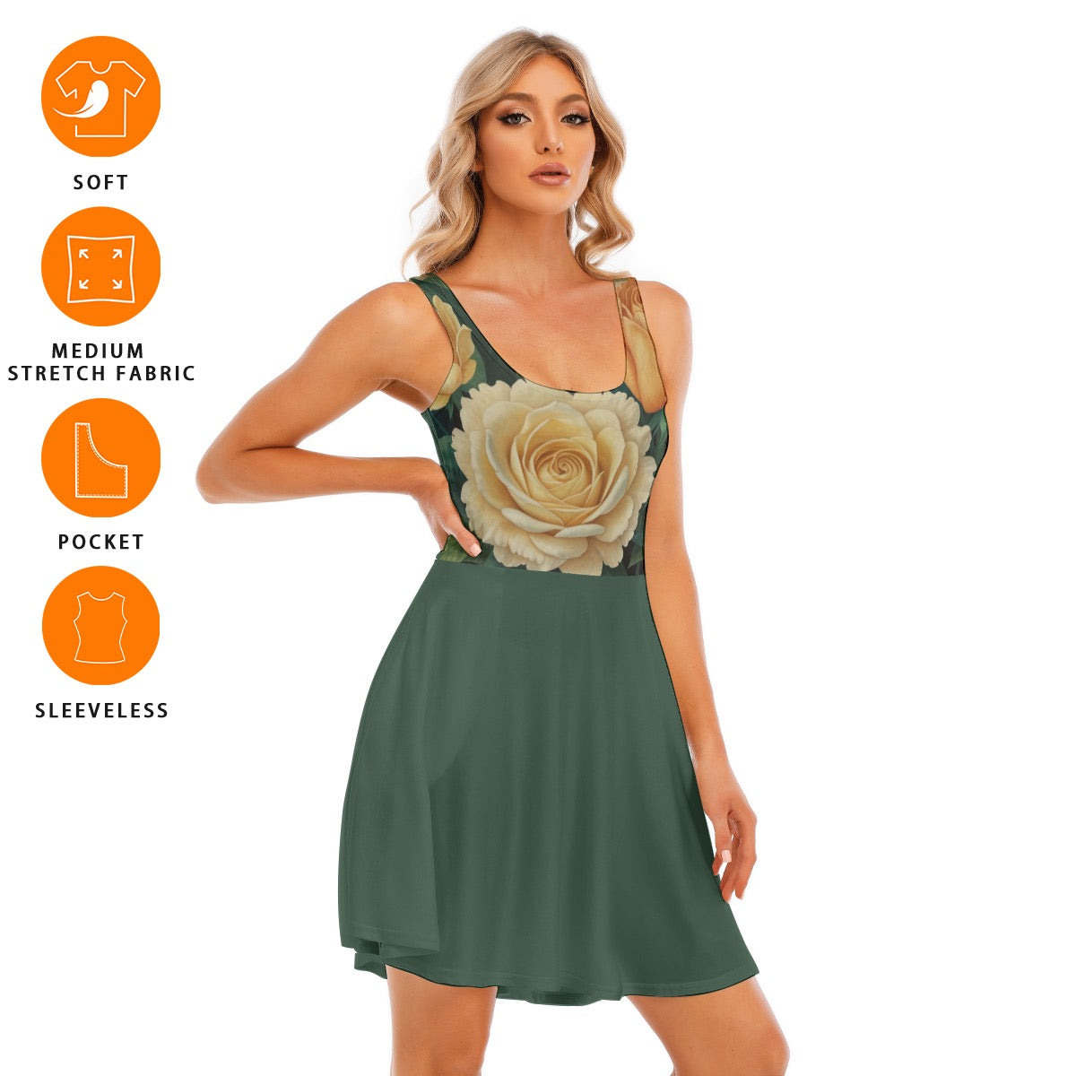 Rosa -- Women's Tank Vest Dress
