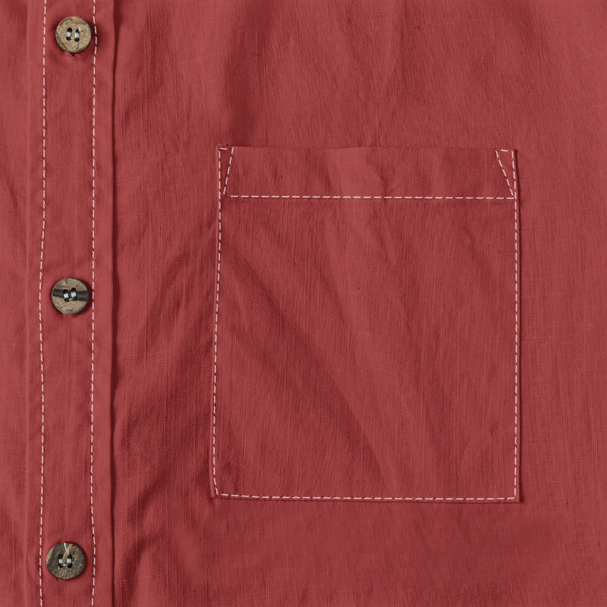Garnet -- Men's100% Cotton LS Shirt