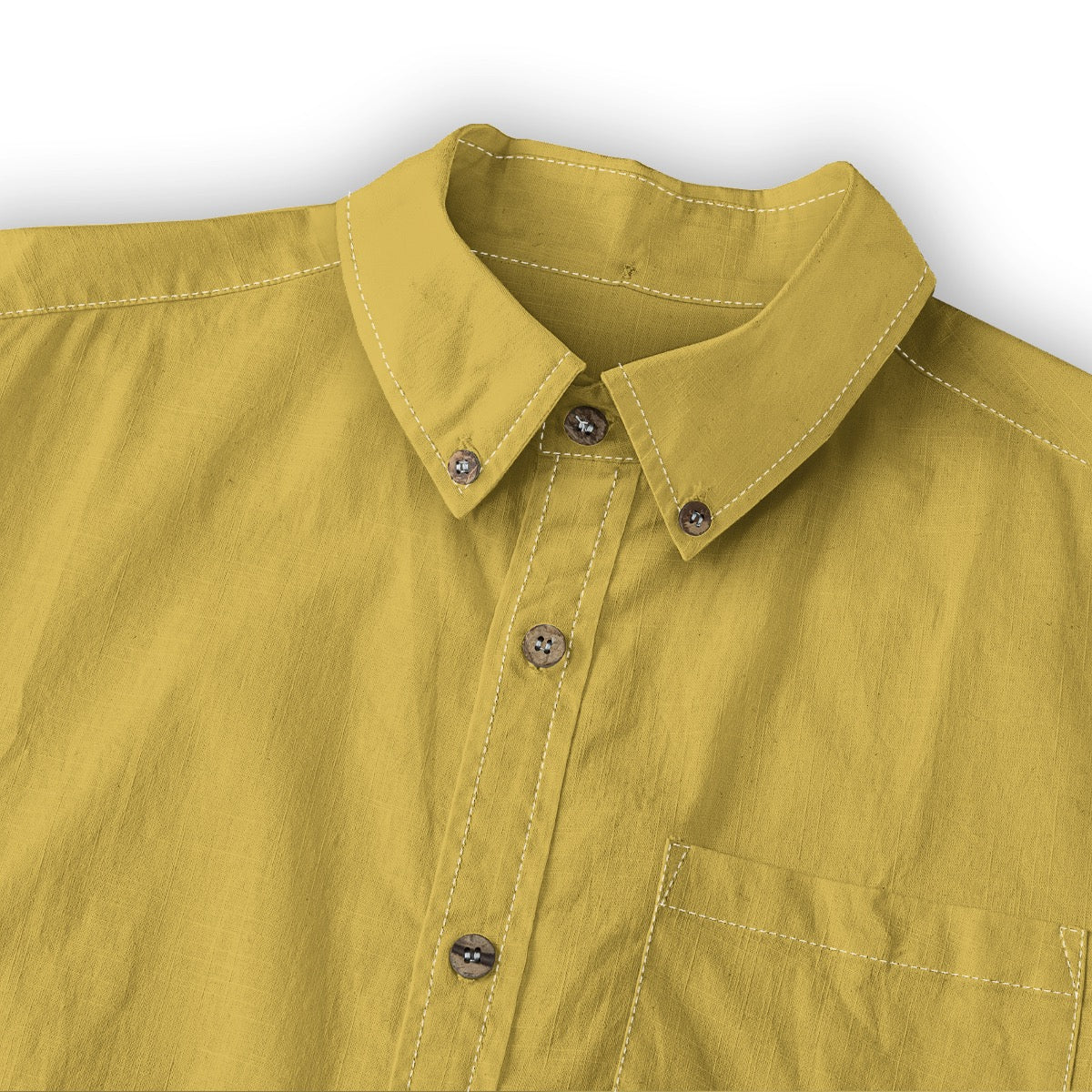 Gold (Dark) -- Men's100% Cotton LS Shirt