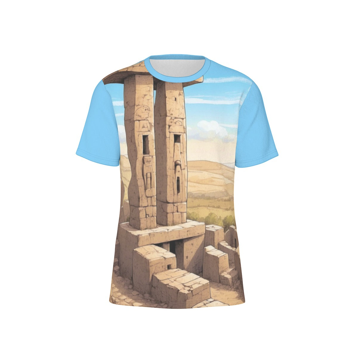 Göbeklitepe -- Men's O-Neck T-Shirt | 190GSM Cotton