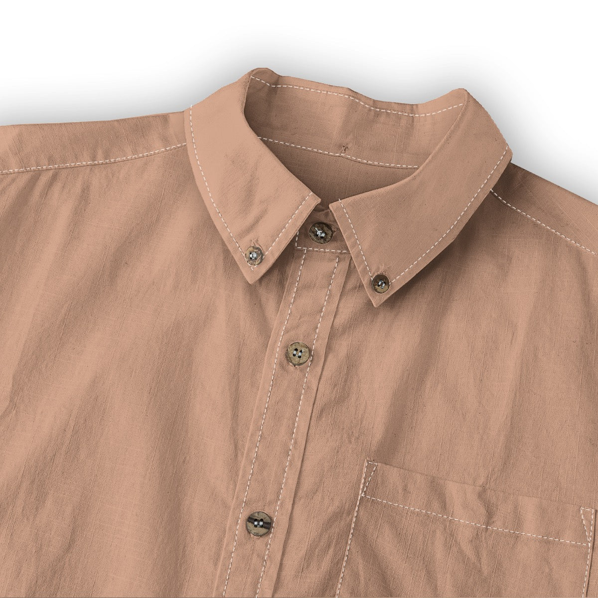 Brass (Antique) -- Men's 100% Cotton LS Shirt