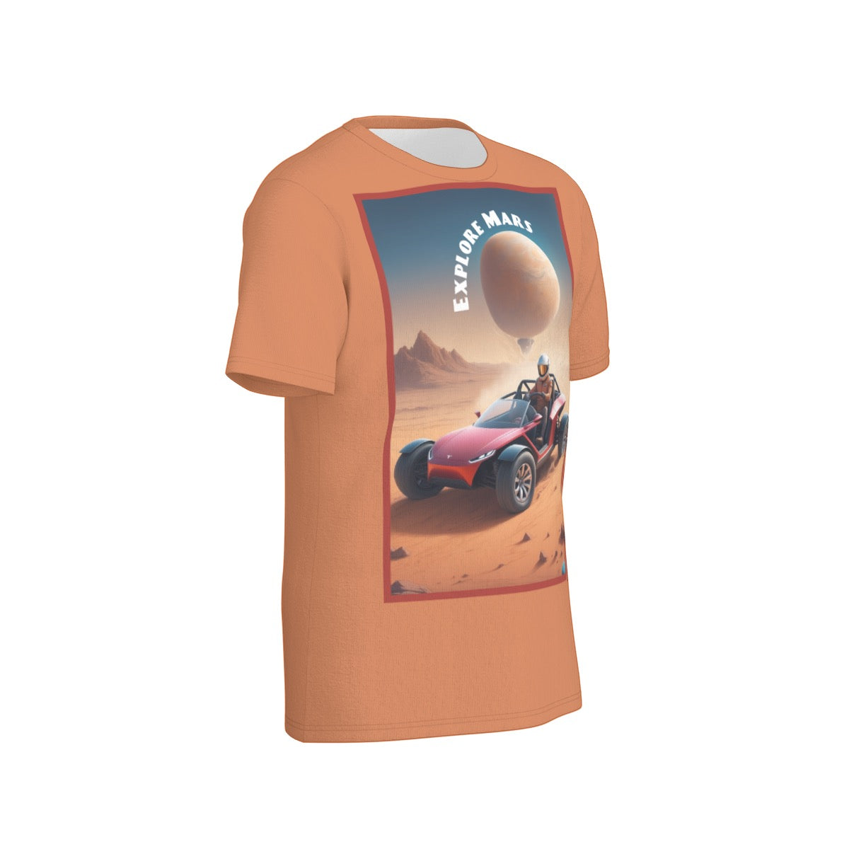 Explore Mars -- Men's O-Neck T-Shirt | 190GSM Cotton