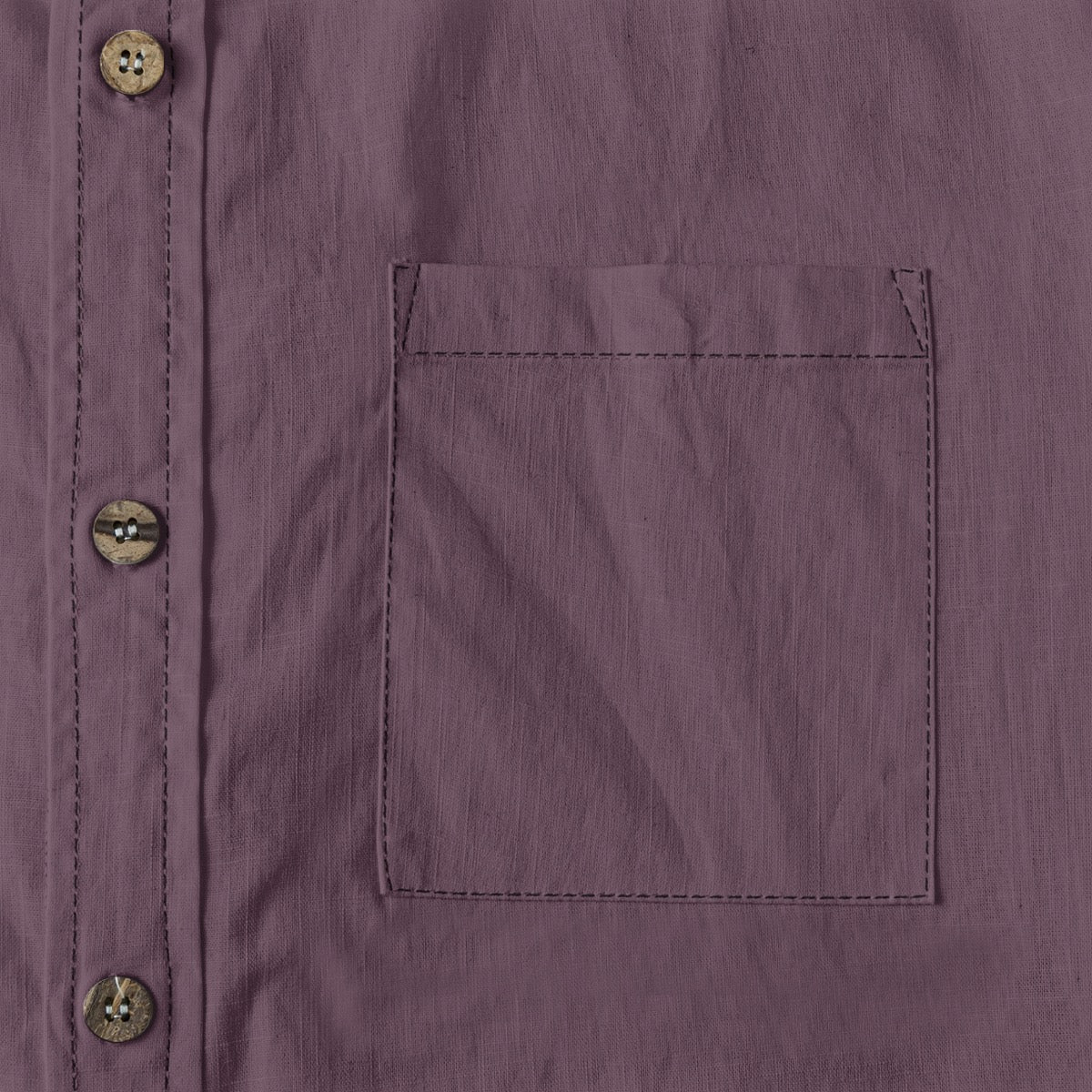 Eggplant -- Men's 100% Cotton LS Shirt