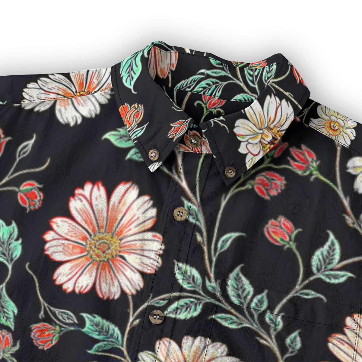 Night Path -- Men's 100% Cotton LS Shirt