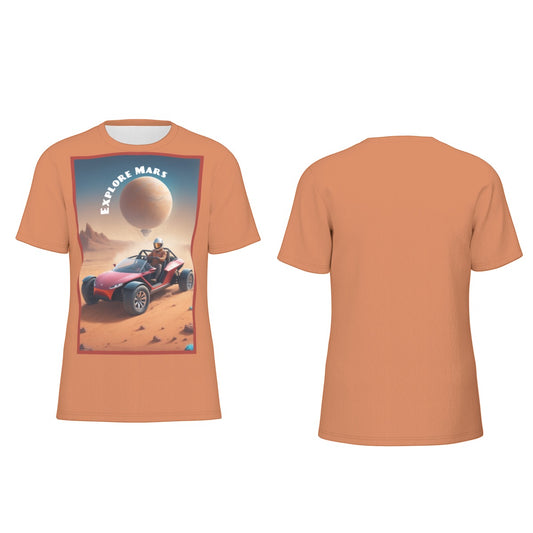 Explore Mars -- Men's O-Neck T-Shirt | 190GSM Cotton