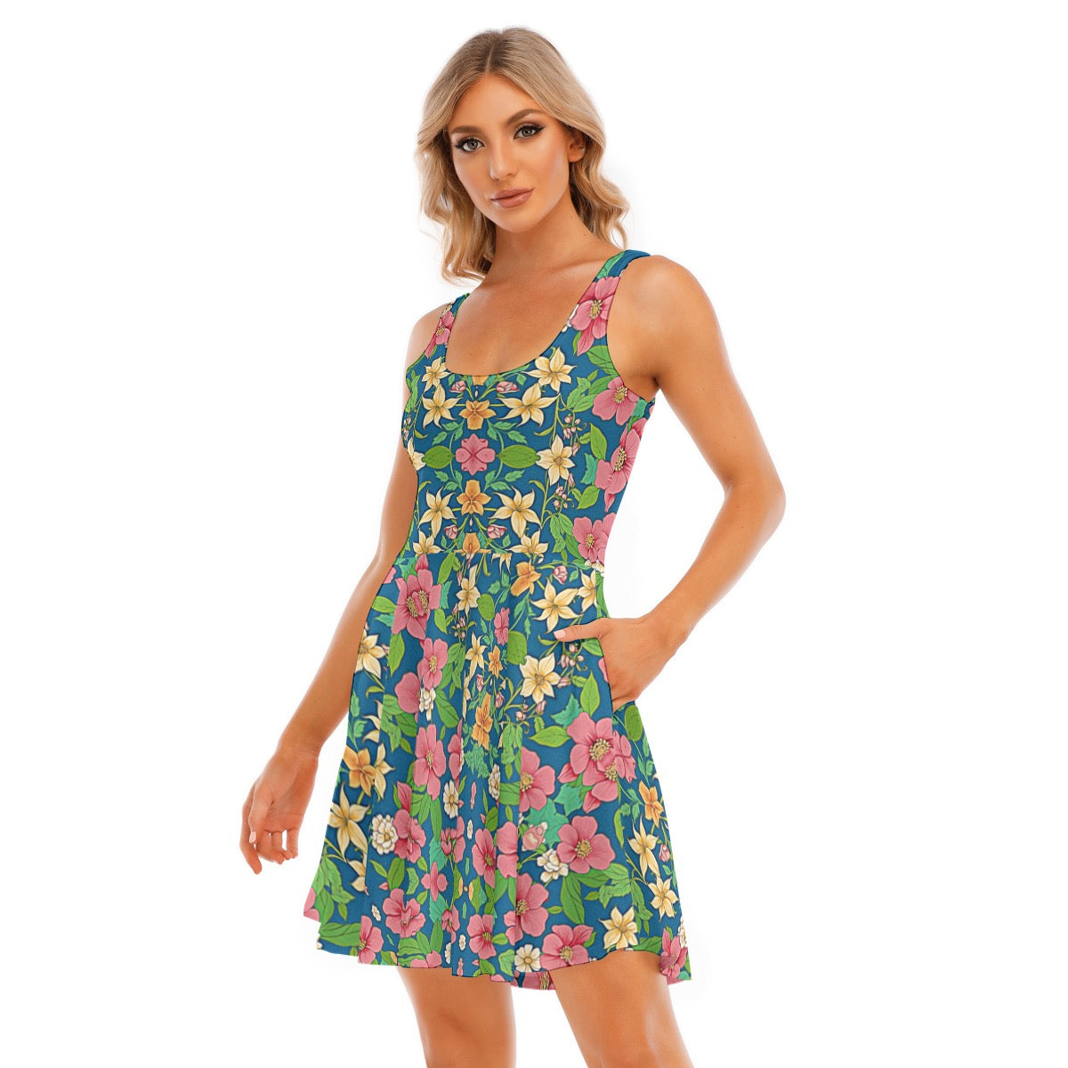 Wild Flowers Too -- Women's Tank Vest Dress