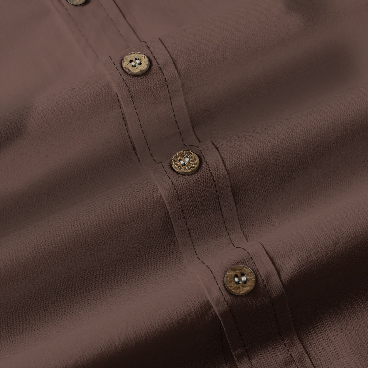 Oak (Dark) -- Men's 100% Cotton LS Shirt