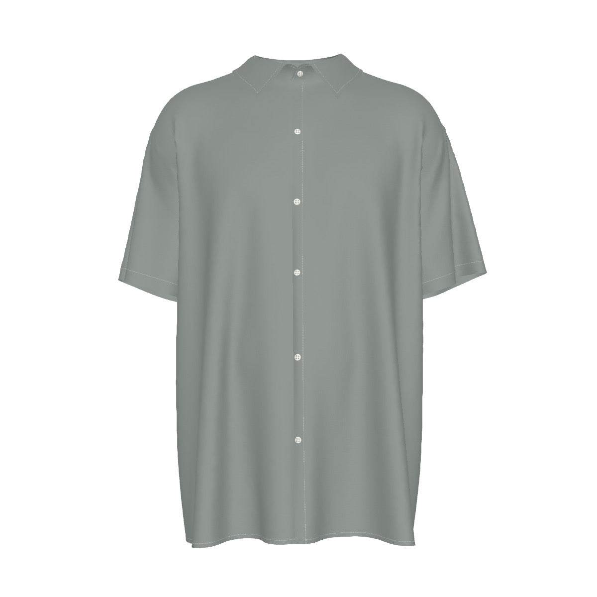 Dragon Bird -- Men's Imitation Silk Short-Sleeved Shirt