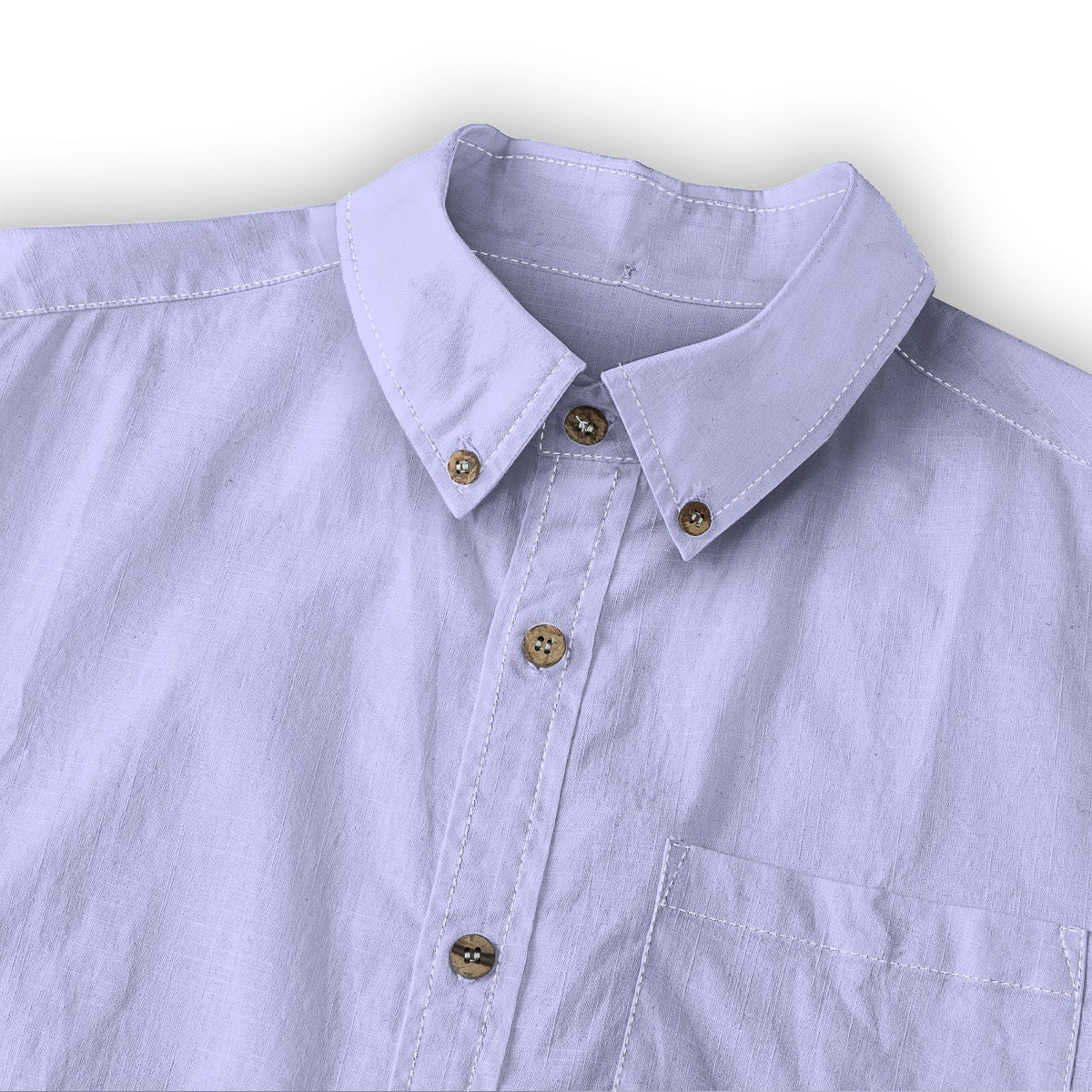 Periwinkle -- Men's 100% Cotton LS Shirt