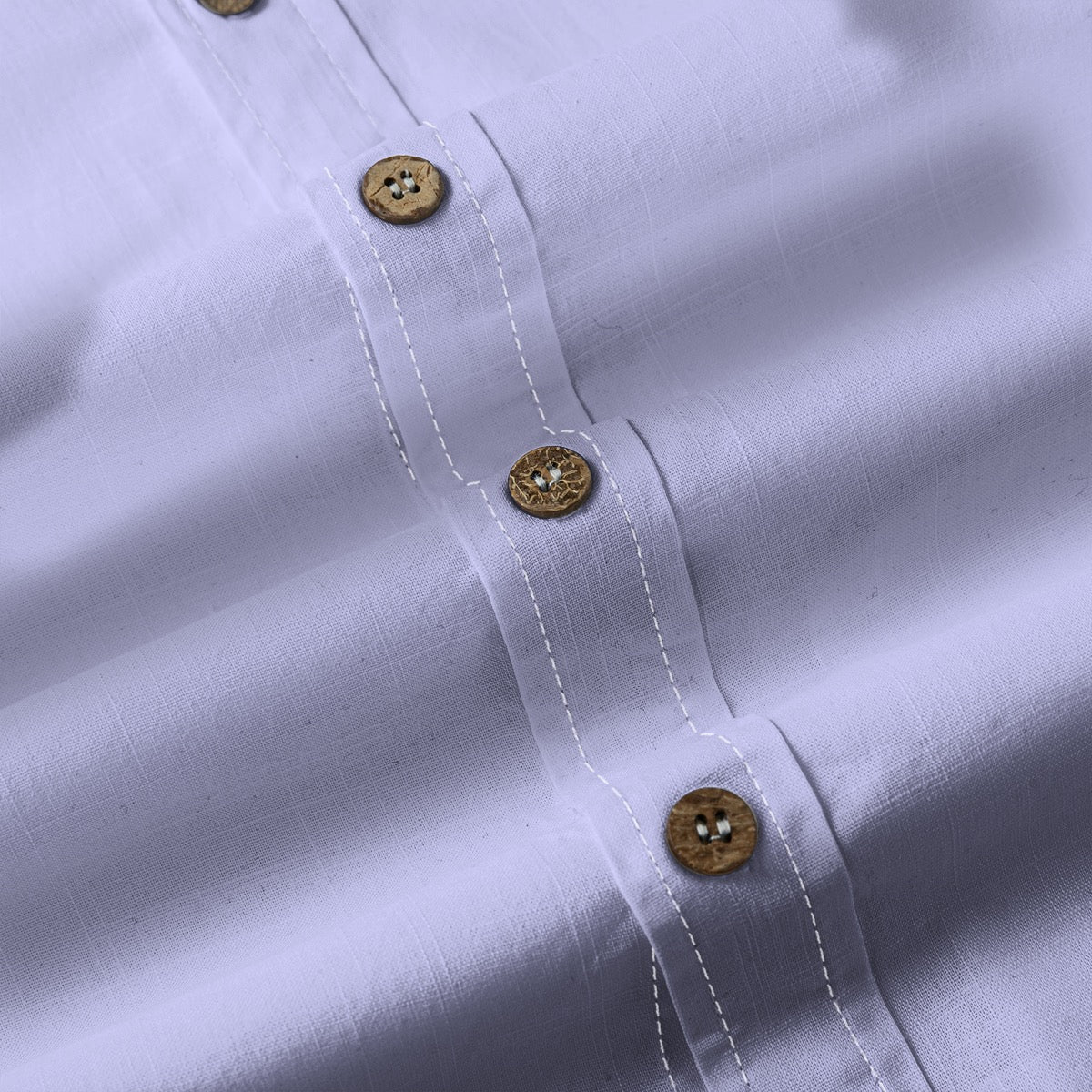 Periwinkle -- Men's 100% Cotton LS Shirt