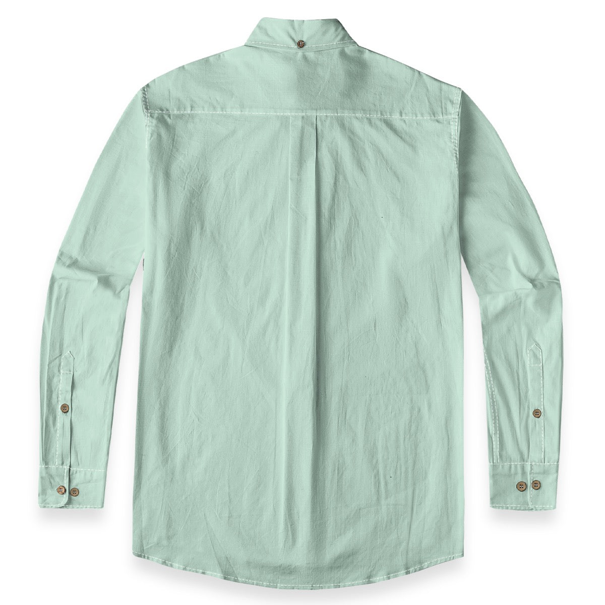 Pale Mint -- Men's 100% Cotton LS Shirt