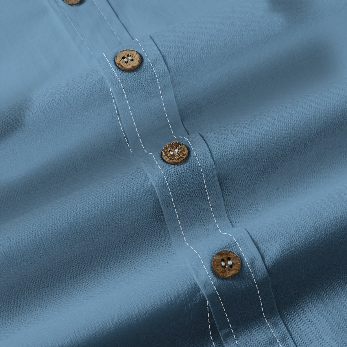 Air Force Blue -- Men's 100% Cotton LS Shirt
