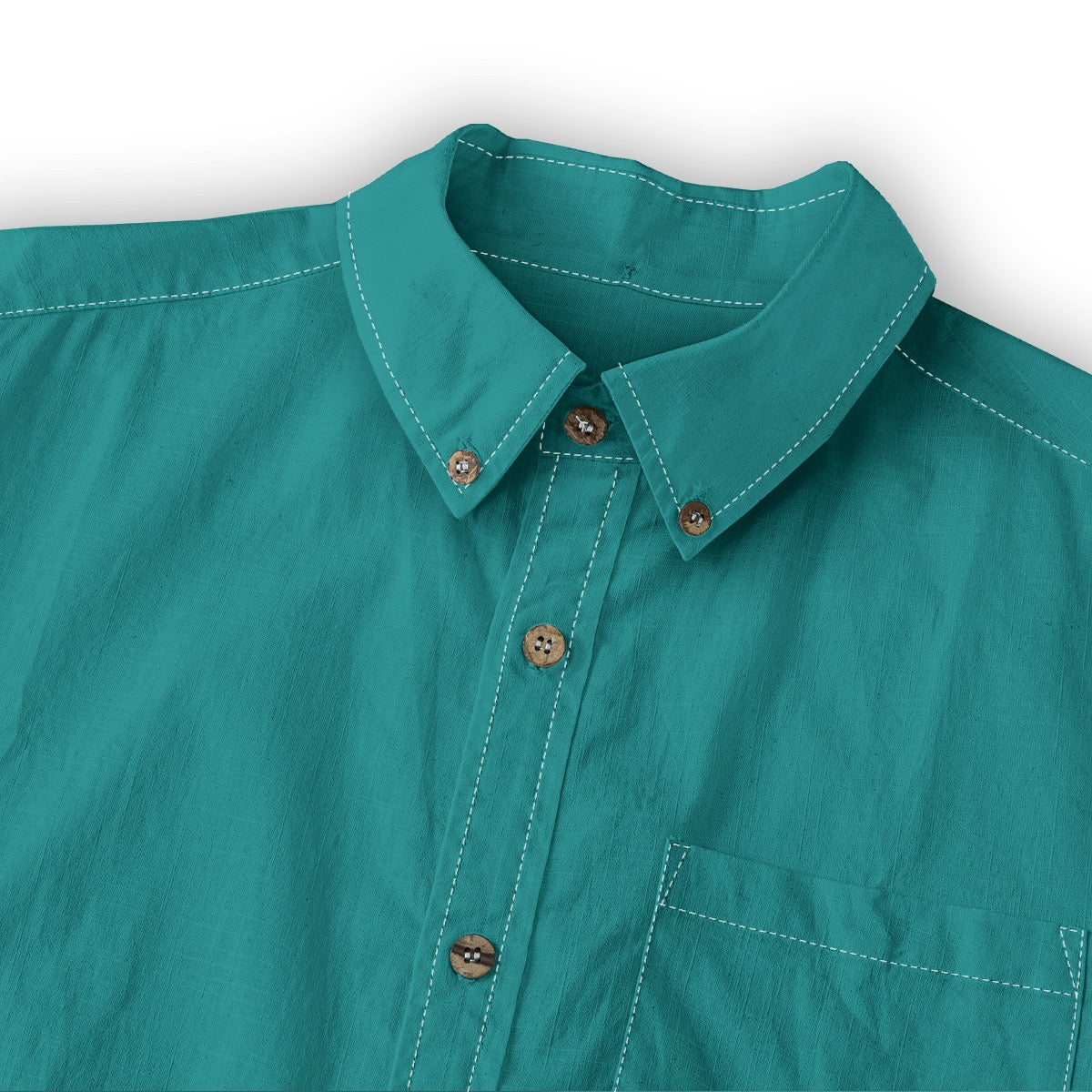Teal -- Men's 100% Cotton LS Shirt