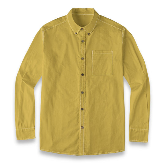 Gold (Dark) -- Men's100% Cotton LS Shirt