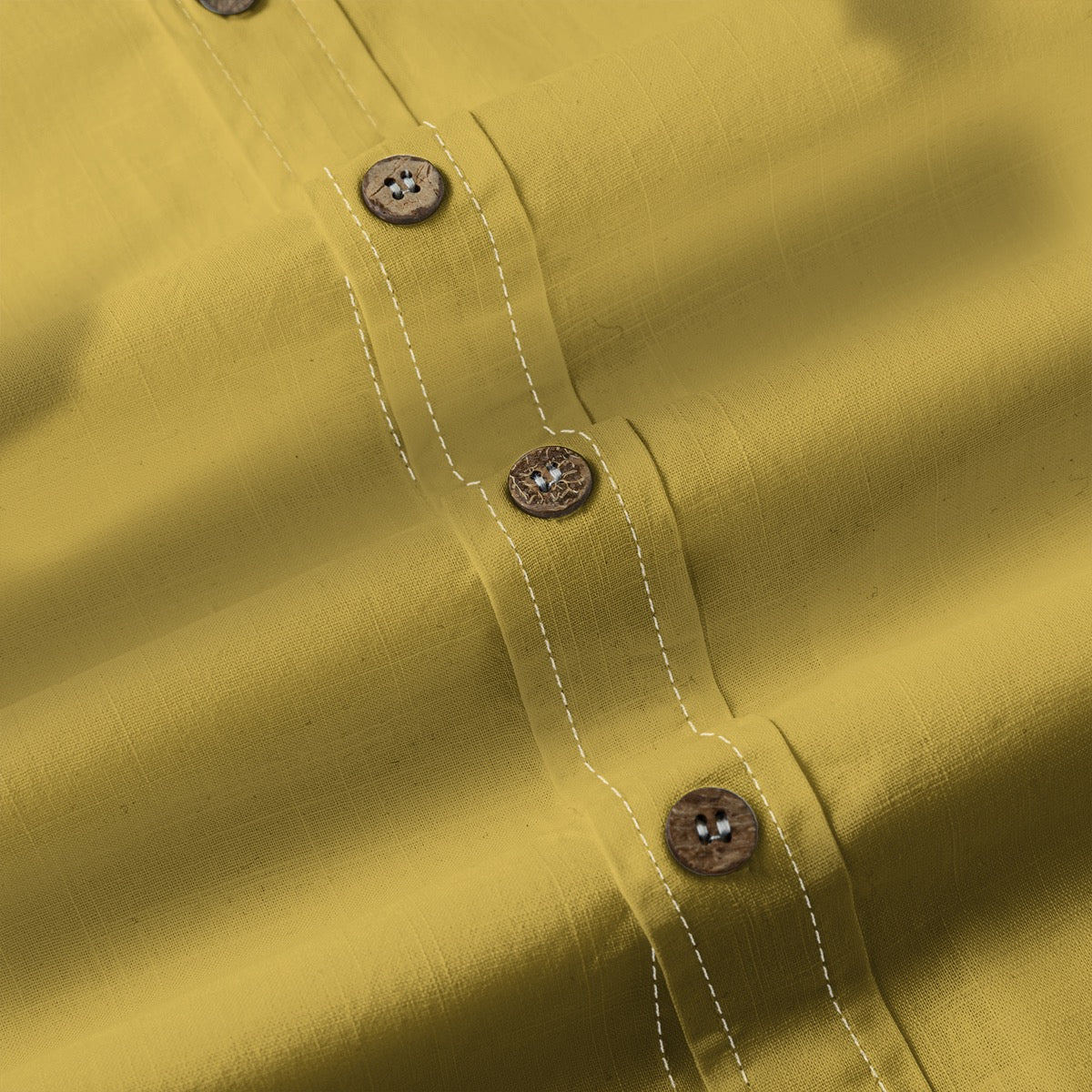 Gold (Dark) -- Men's100% Cotton LS Shirt