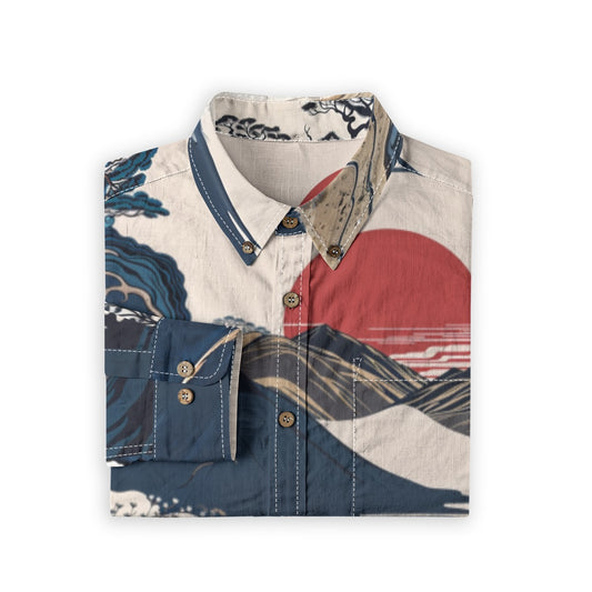Kaya -- Men's 100% Cotton LS Shirt