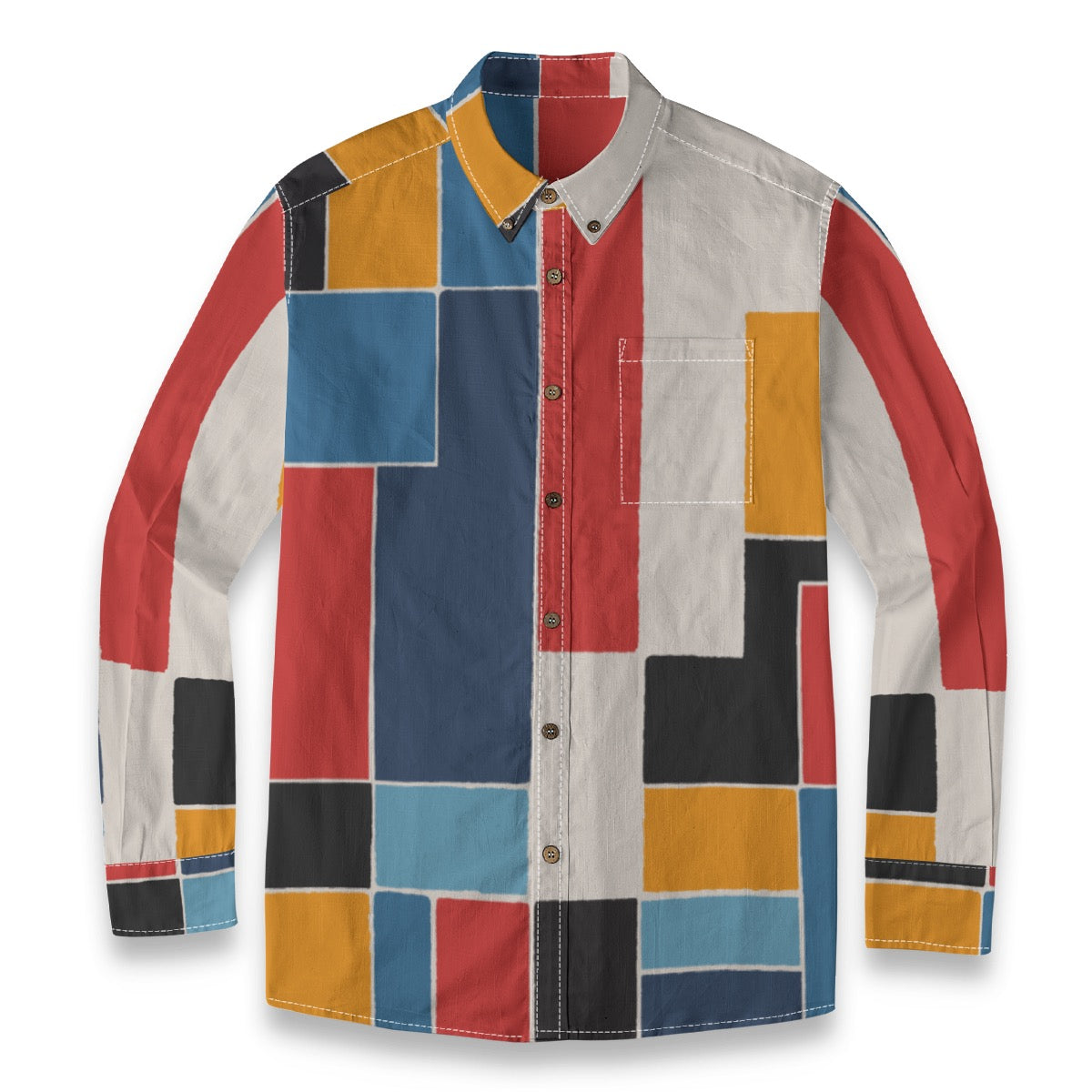 Downtown -- Men's 100% Cotton LS Shirt