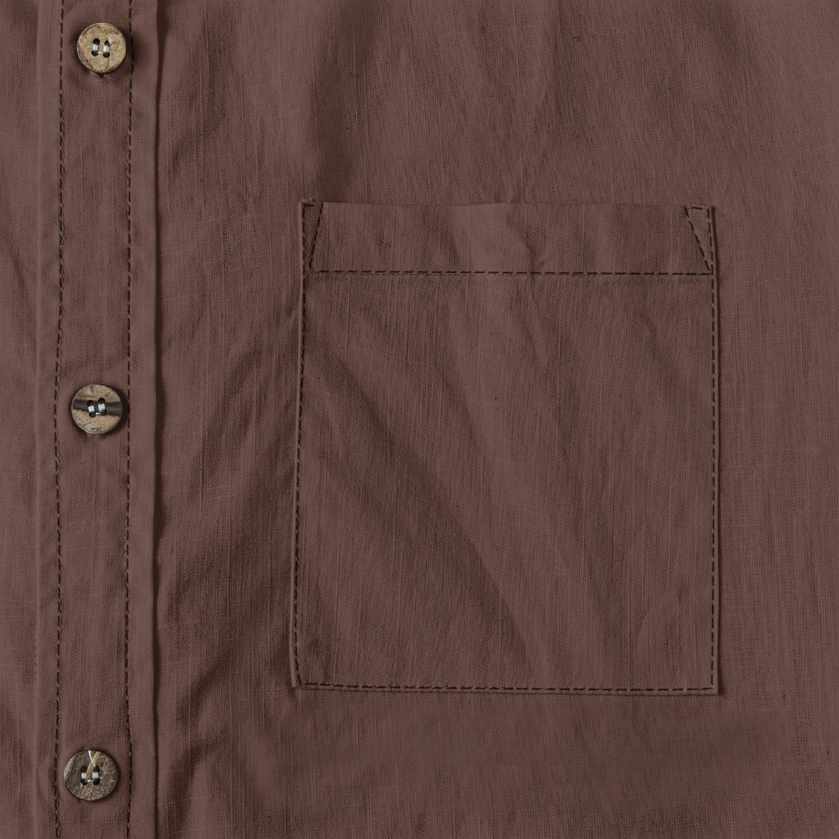 Oak (Dark) -- Men's 100% Cotton LS Shirt
