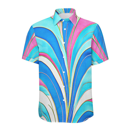 Pink & Blue -- Unisex Collared Shirt