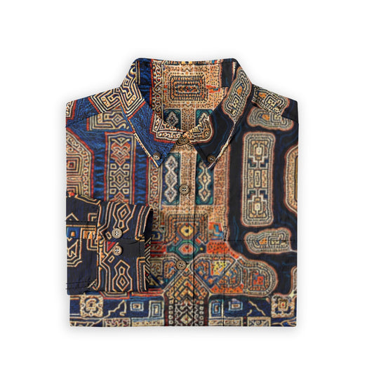 Xalapa -- Men's 100% Cotton LS Shirt