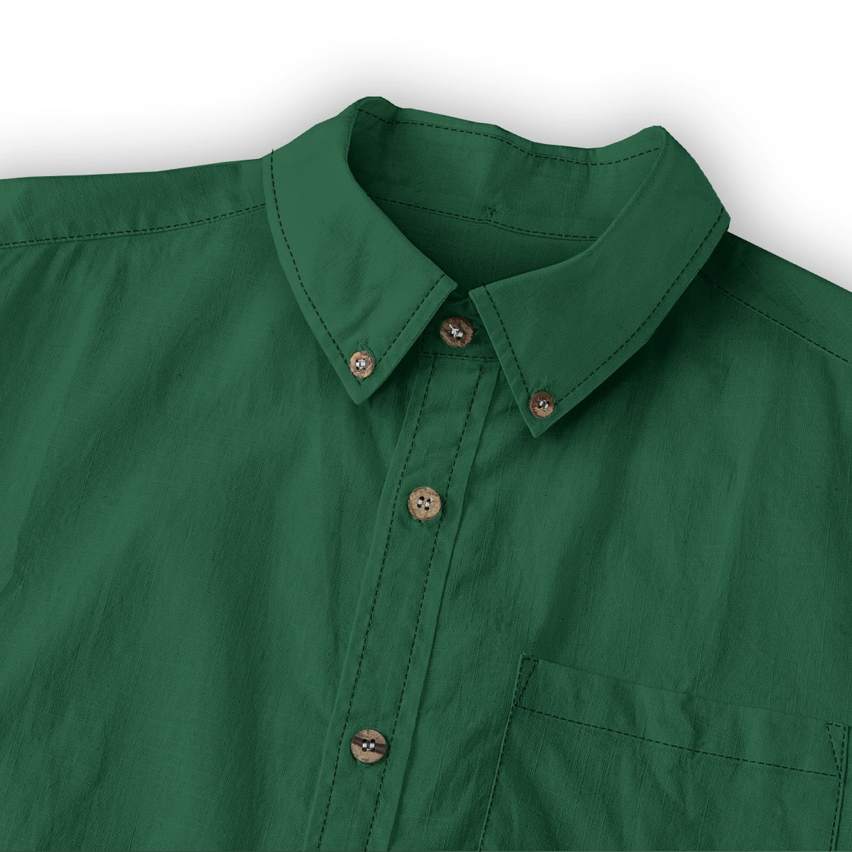 Forest Green (Deep) -- Men's 100% Cotton LS Shirt