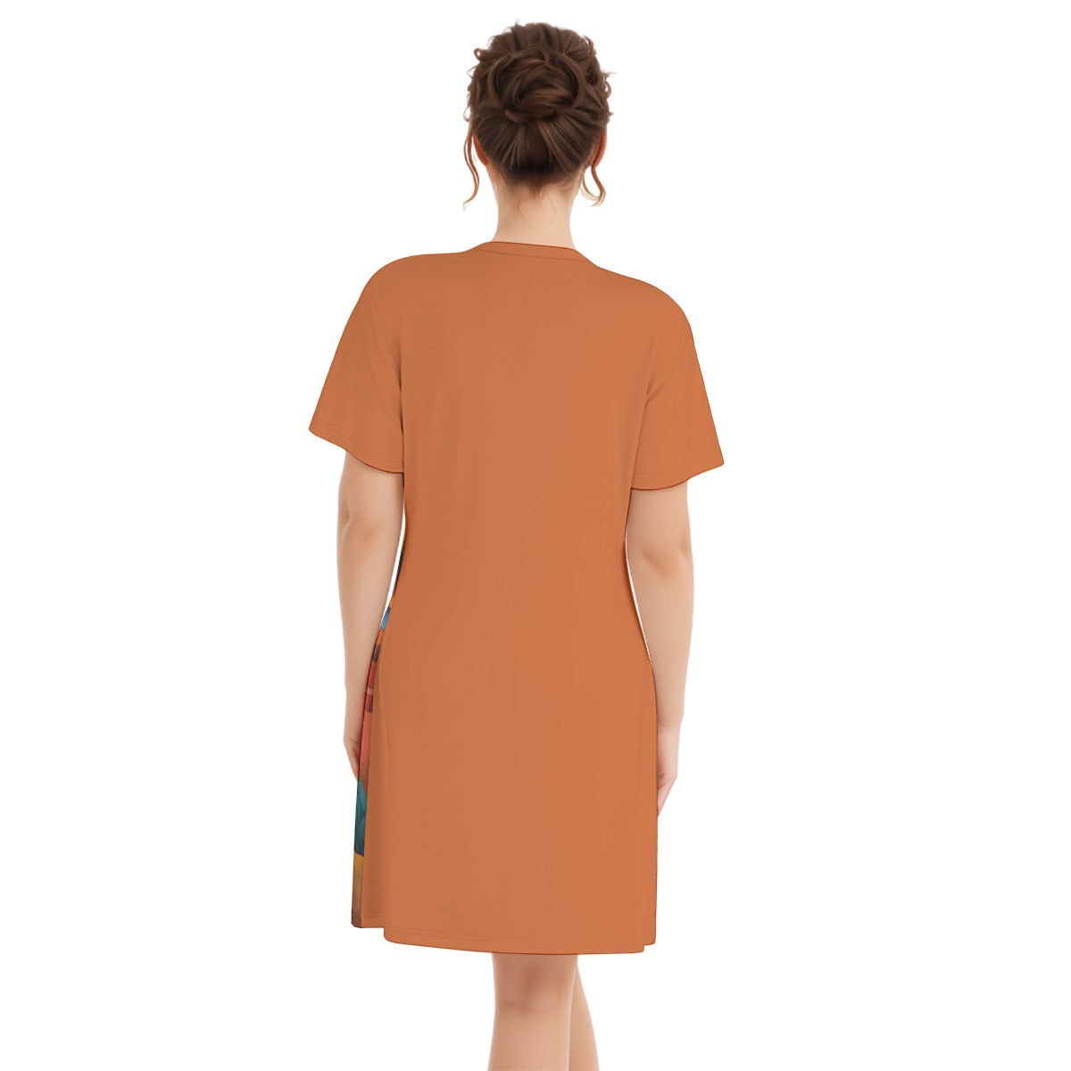 Hideaway -- Women's V Neck Dress 100% Cotton