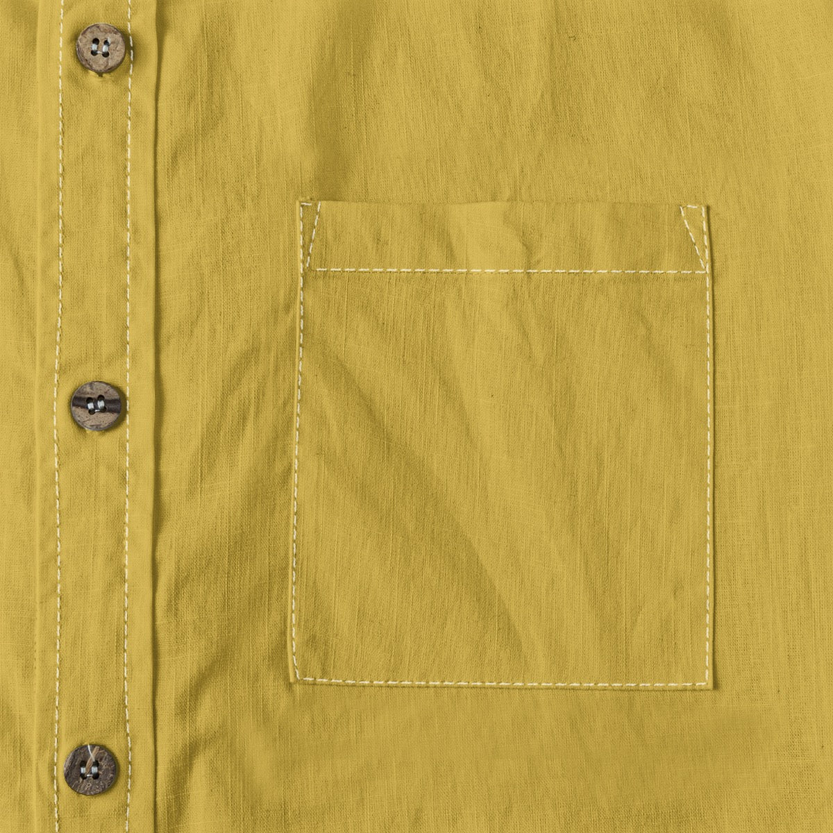 Gold (Dark) -- Men's100% Cotton LS Shirt