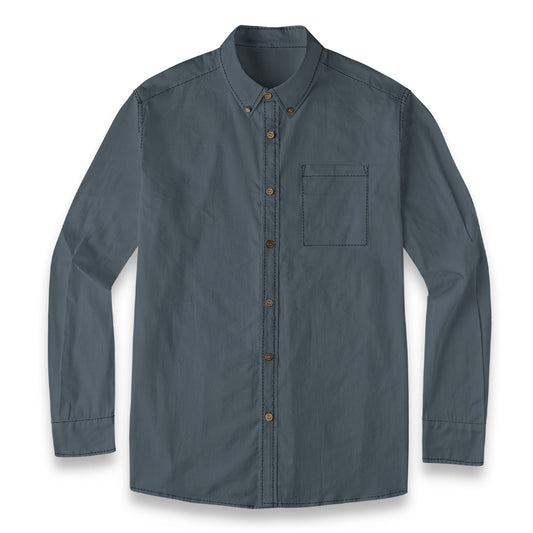 Charcoal -- Men's 100% LS Shirt