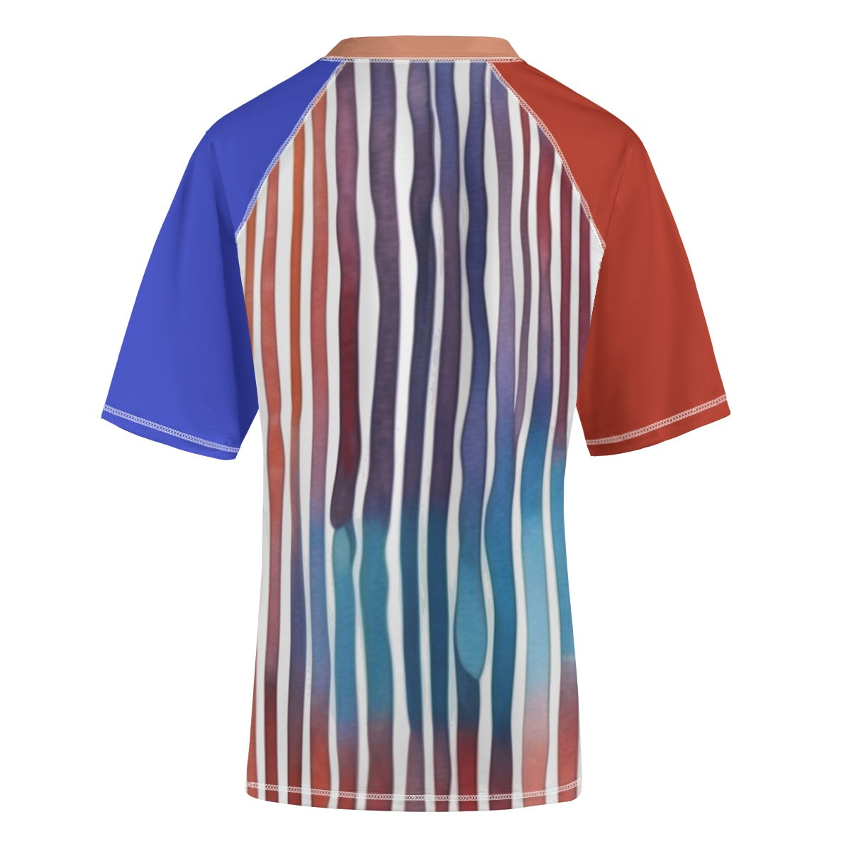 Stripe Gate -- Unisex Yoga Sports Short Sleeve T-Shirt