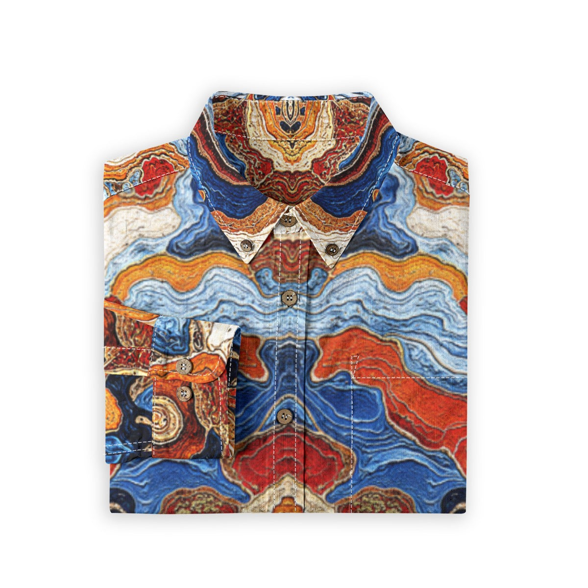 Afternoon -- Men's 100% Cotton LS Shirt
