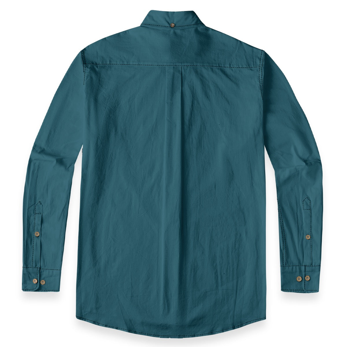 Phthelo Green -- Men's 100% Cotton LS Shirt