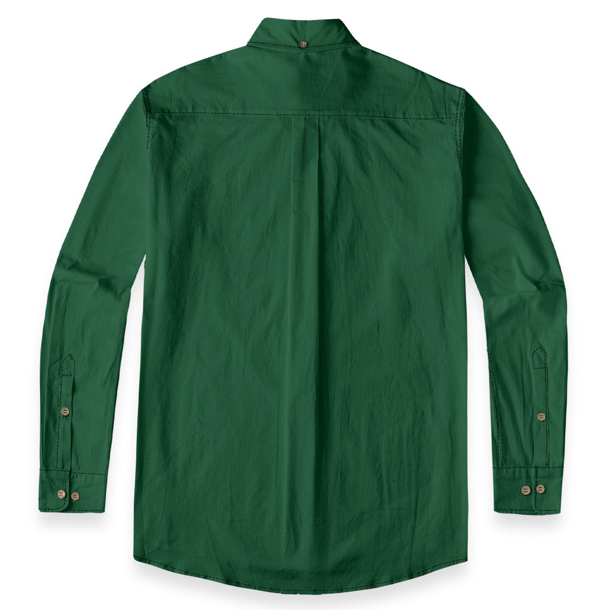 Forest Green (Deep) -- Men's 100% Cotton LS Shirt